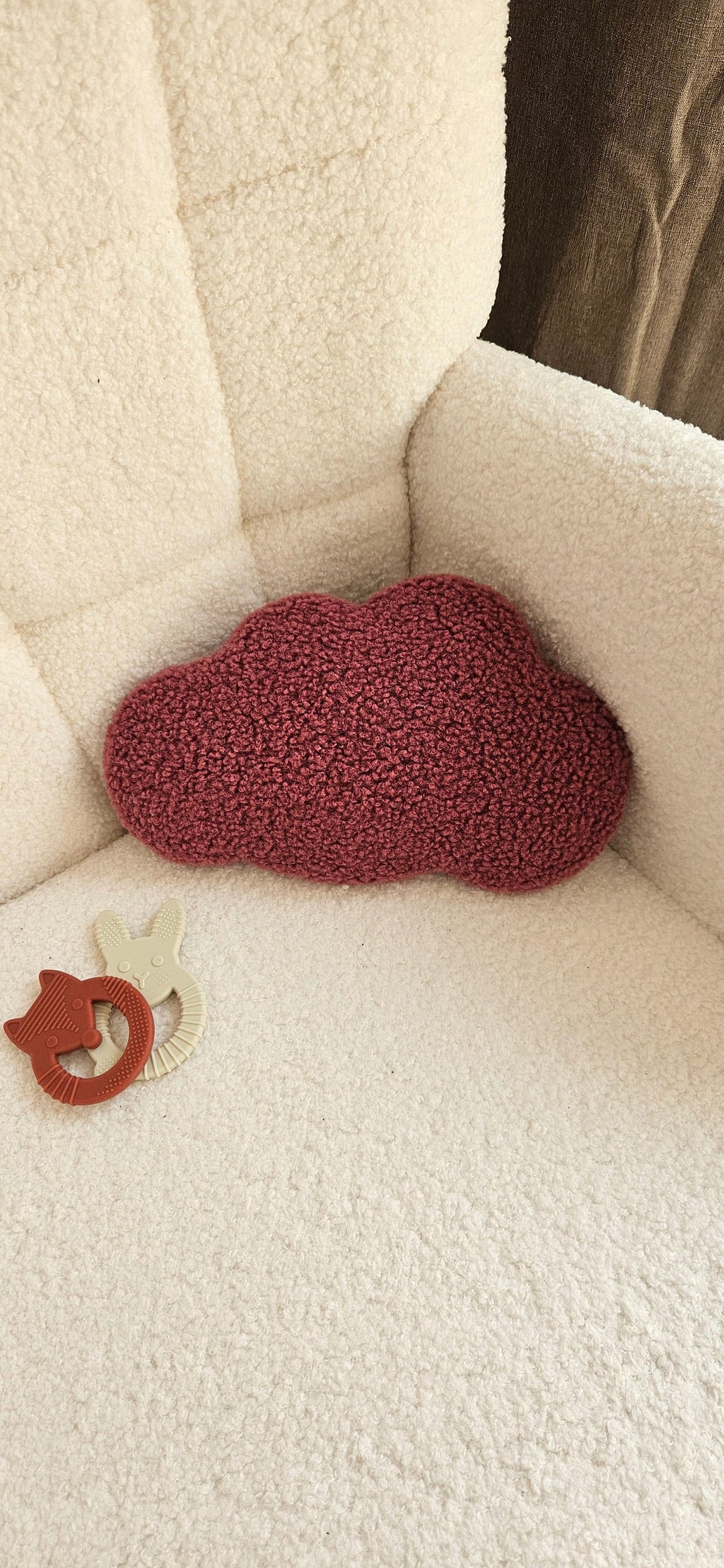 Small clouds wall decoration clouds baby room baby blue boucle wall decoration, children's room, baby room, clouds,