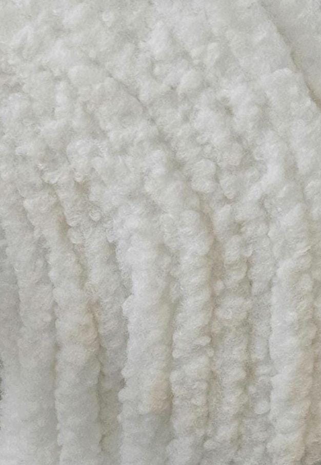 Mini Cloud – Nursery Decor – 21x12cm – Soft Textured Teddy Fabric – Neutral Nursery Accessory Off-White