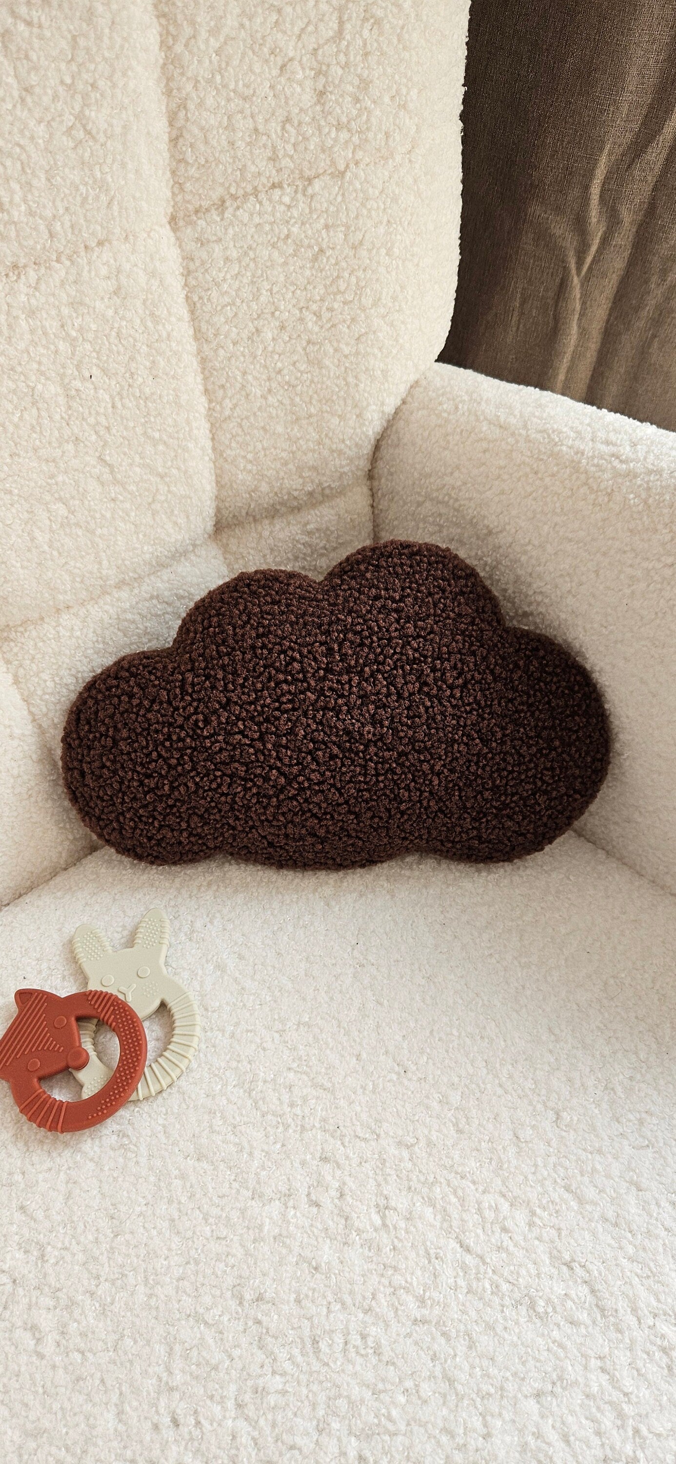 Small clouds wall decoration clouds baby room baby blue boucle wall decoration, children's room, baby room, clouds,